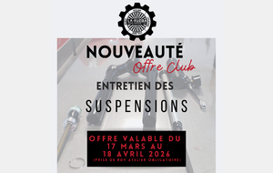 Reduction club : La Rueda entretien des suspentions
